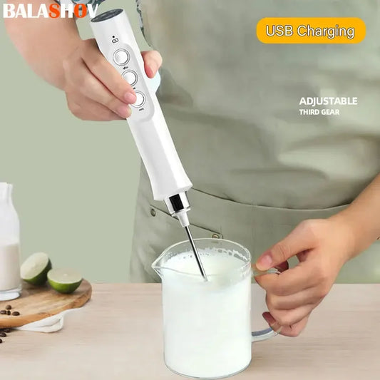 Electric Milk Frother - Cafe Quality Foam at Home