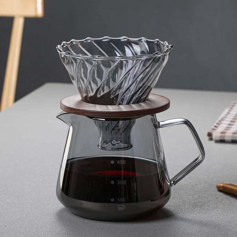 Pour Over Coffee Maker - Portable Brew Kit for Home & Office