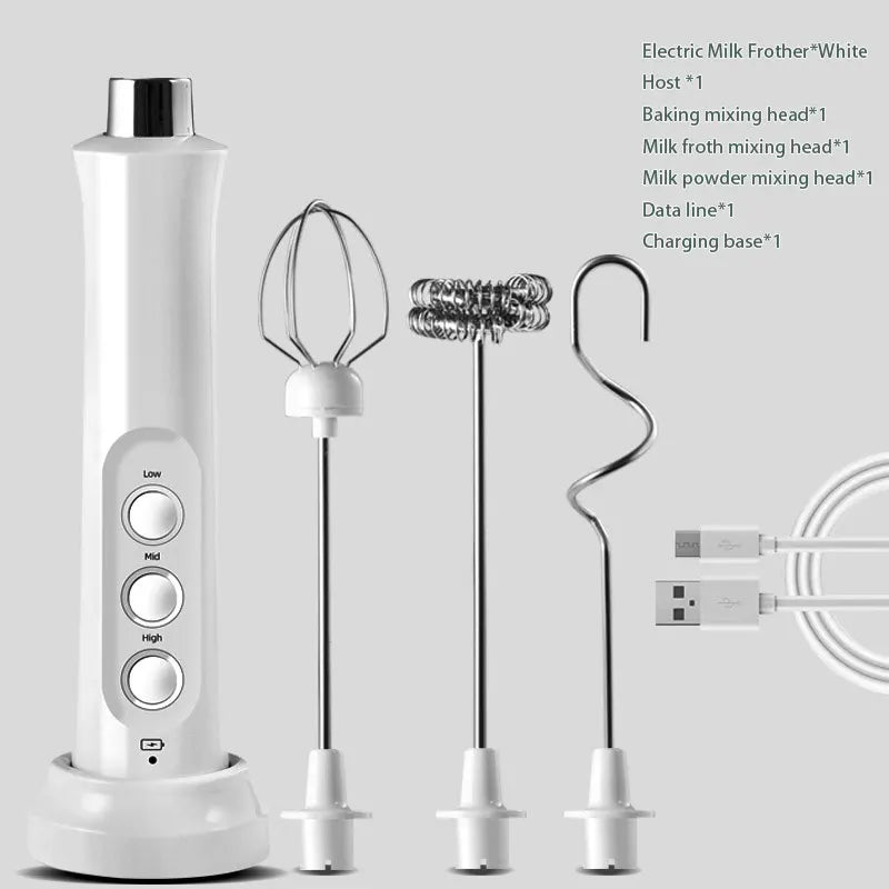 Electric Milk Frother - Cafe Quality Foam at Home