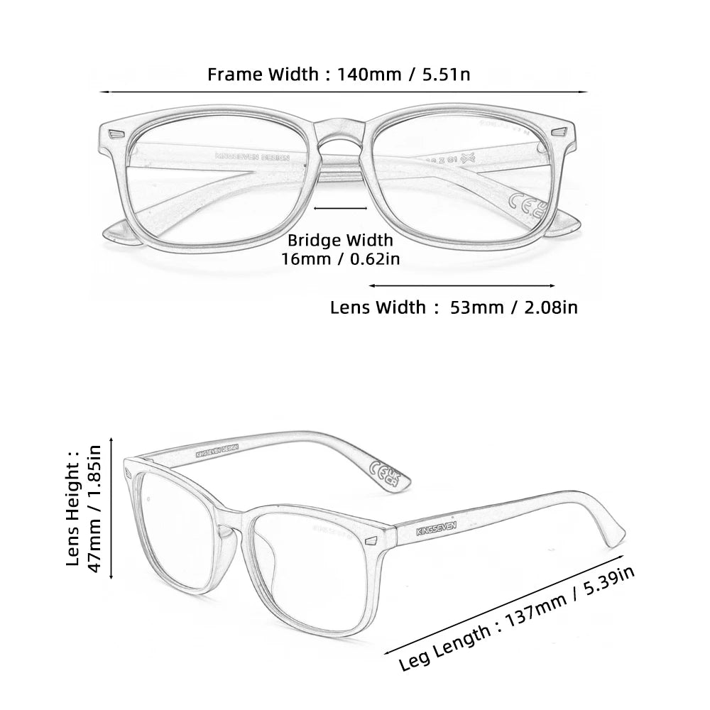 Blue Light Blocking Glasses - Eye Protection for Screen Time