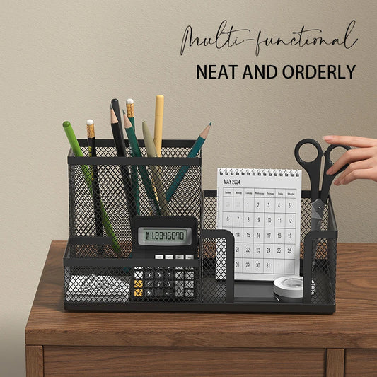 Mesh Desk Organizer - Keep Your Workspace Clean & Clutter-Free