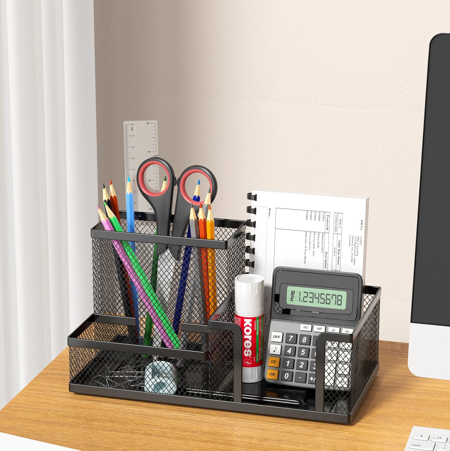 Mesh Desk Organizer - Keep Your Workspace Clean & Clutter-Free