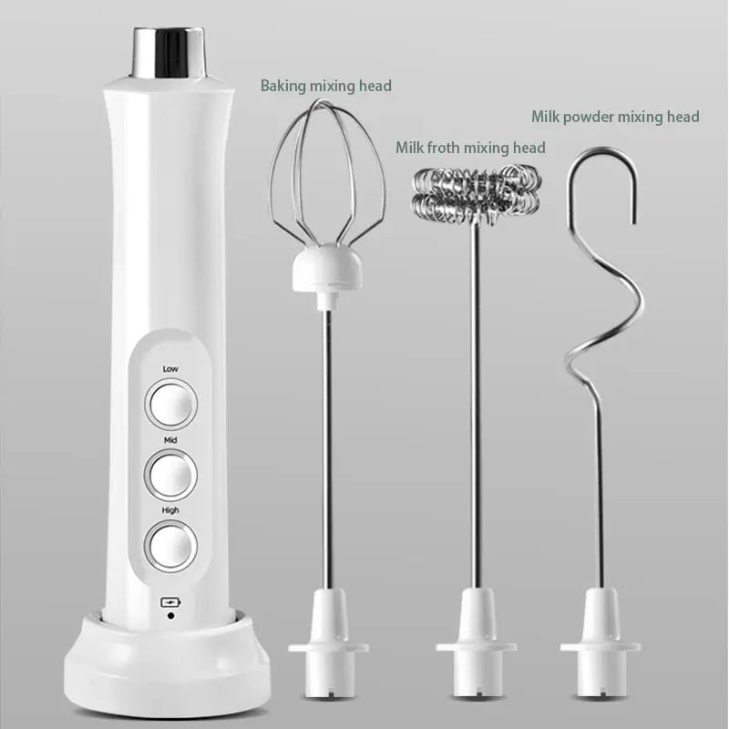 Electric Milk Frother - Cafe Quality Foam at Home