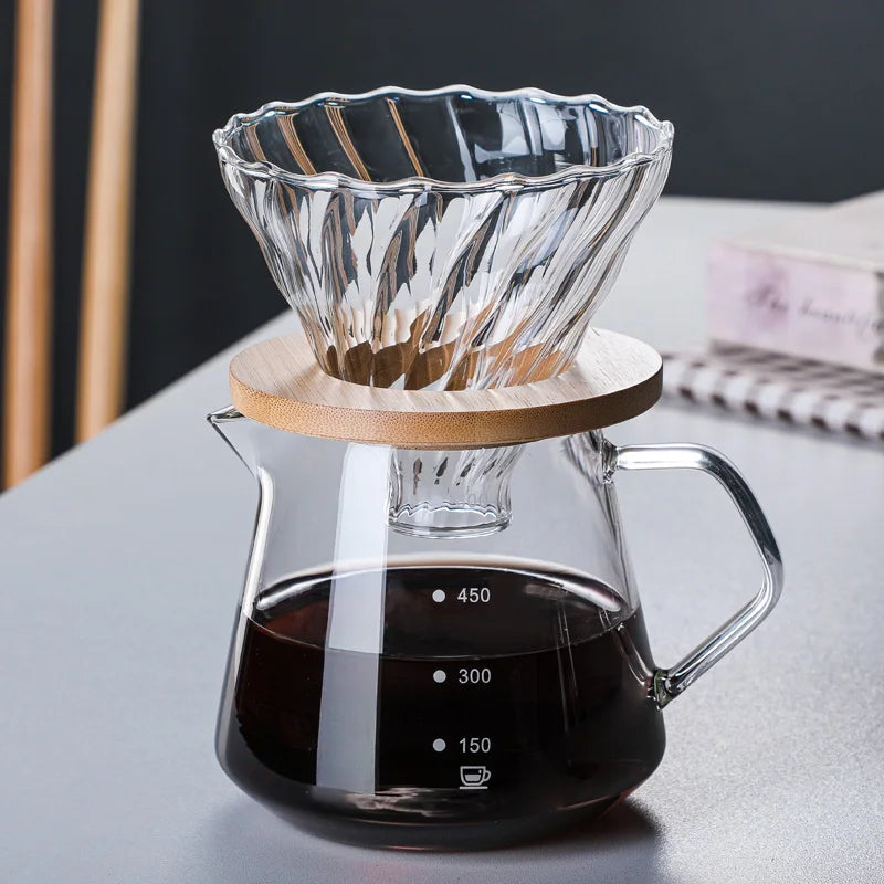 Pour Over Coffee Maker - Portable Brew Kit for Home & Office