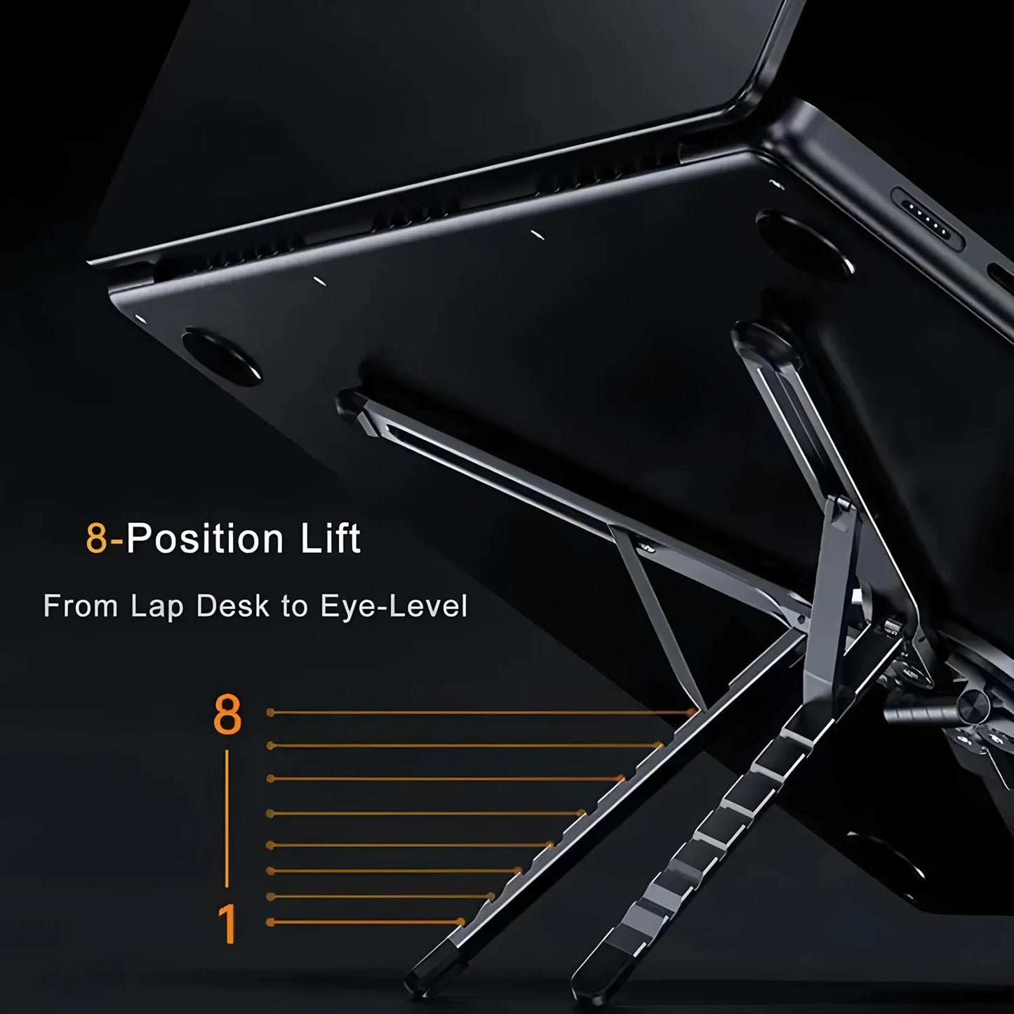 Portable Magnetic Phone Stand - 360 Degree Adjustable Mount for Desk & Travel
