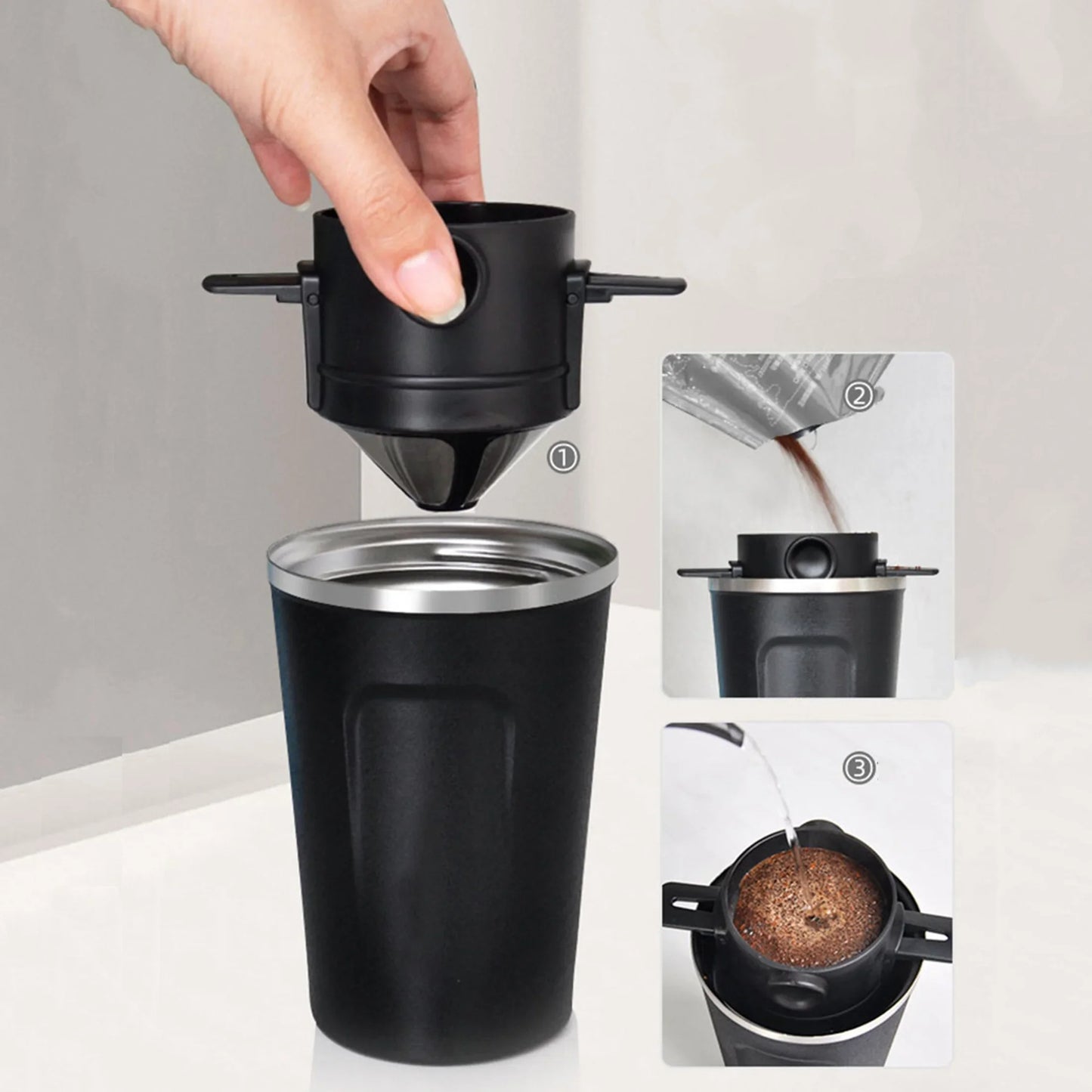 Portable Coffee Maker - Compact Brew Anywhere