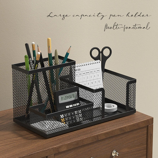 Mesh Desk Organizer - Keep Your Workspace Clean & Clutter-Free